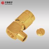 Right Angle SMA Male (J) Connector for Rg086/Rg141
