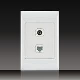 TV Socket+Tel Socket (S120ATVDH)