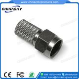 CCTV Coaxial Twist-on F Male Connector for Security Camera (CT5076)