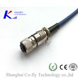 M12 Straight Shielding Metal Cable Circular Connector