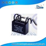 Cbb61 Fan Capacitor, Black Color Case, Square Type, 370VAC