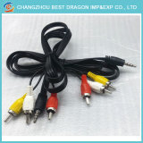 Female to Male USB to 3RCA AV Cable Female USB to RCA Cable for Car Auto Motorcycle