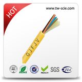 Multi Core Om3 Yellow Fiber Optic Distribution Cable with PVC Sheath
