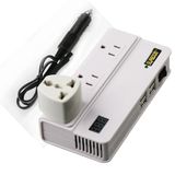 New Design DC12V to AC220V 200W Car Power Inverter Charger with 4 USB Ports LED Display