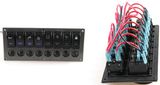 Car/Marine LED Lighter Rocker Switch Panel with Circuit Breaker