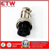 Gx16 Female Connector Cable Side