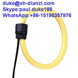 Red Yellow Blue Green Black 1800A 333mv Rogowski Coil Current Sensors with 6-50cm Diameter