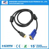 1.8m Gilded HDTV HDMI to VGA Adapter Cable for PC TV