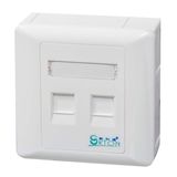 CE, RoHS Approved Single Port Faceplate