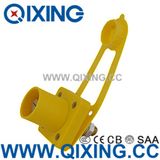 IEC60309 Large Current Yellow Rhino Horn Socket