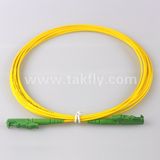Customed E2000 APC Patch Cord Duplex 2.0mm 9/125 Single Mode Fiber Optic Patch Cable