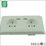 German Type Multi Electrical Wall Plug Socket with USB Charger