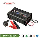 Automatic 12V 10A Portable 8-Stage Battery Charger with Ce
