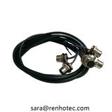 Aviation Plug Circular Sensor Connector M12 4pin Female Cable