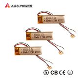 UL Rechargeable 401030 3.7V 80mAh Lithium Polymer Battery Pack
