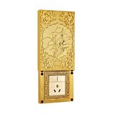24k Gold Plated with Sliding Cover Brass Wall Socket