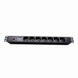 PDU, Italy Plug Socket, 7-Way, 16A, 19-Inch Network Cabinet