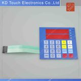 LED Non-Tactile Membrane Switch Keypad with Transparent Window