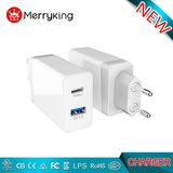 Universal Fast Mobile Phone 2 Port USB Charger for iPhone Pd Laptop Charger