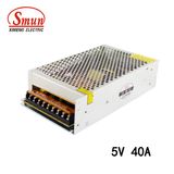 Smun S-200-5 200W 5V 40A Single Output Switching Power Supply