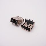 USB a Type Mother Seat, Af Female Base, 10.0mm 4, Foot Insert 6.8, High Straight Edge / Roll Edge Insert