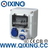 Plastic Power Comnination Socket Box for Customer Make (QCSM-00-QCSM-05))