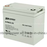 SBB 12V50ah Solar Power Gel Deep Cycle Battery with Ce UL