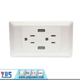Wall Socket with USB Charger in Wall Switches