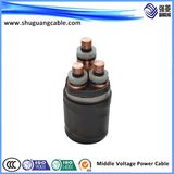 Multi-Cores 26/35kv XLPE Insulated PVC Sheathed Power Cable