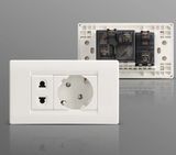 2 Pin Mf Socket with EU Socket