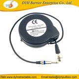 Self-Retracting Mini Retractable Cord Reel with Microphone for Smart Amplifier