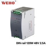 Ce RoHS Approved DIN Rail 2.5A AC DC 48V 120W Dinrail Power Supply