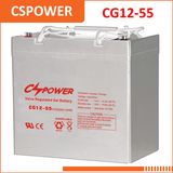 12V55ah Gel Battery for Home Solar System 12V 55ah Cg12-55