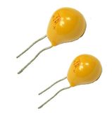 Yellow SMD Radial Tantalum Capacitor