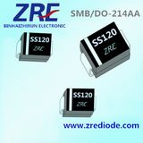 1A Schottky Barrier Rectifier Diode Ss12 Thru Ss120 SMB-Do/214AA Package