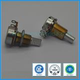 16mm Rotary Potentiometer with Switch with Cooper Shaft for Car Air-Conditioner