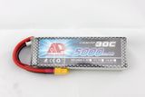 5000mAh 30c 11.1V Lithium Polymer Battery for R/C Model