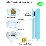 Power Bank Mini GPS Tracekr with Flashlighting & Geo-Fence (V20)
