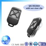 Self Learning Universal Remote Control Qn-Rd286X with Sun Visor Clip Fixed & Adjustable Frequency