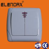 EU Style Flush Mounted Double Wall Light Switch (F3102)