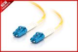 Yellow 3.0mm Fiber Optic LC to LC Zipcord Singlemode Patch Cable