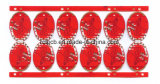 Double Sided Red Solder Mask PCB with Enig
