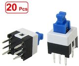 7 X 7mm 6pin Momentary Tactile Tact Torch Push Button Switch