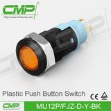 12mm Plastic Button Switch (MU12P-FJZ-D-R-BK)