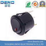12V on/off DOT LED Round Rocker Switch