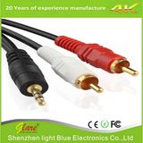 3.5mm to 2RCA Audio PVC Cable