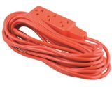 Mexico Style 3 Outlets Utility Extension Cord, Power Cord