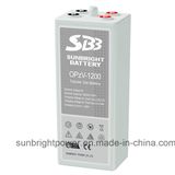 2V1200ah Solar Telecom Long Deep Cycle Gel Opzv Battery