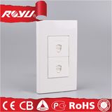 Double Rj 11 2 Core / 4 Core Telephone Tel Socket