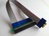 PCI-E 1X to 16X Riser Card Ribbon Extender Extension Relocate Cable
